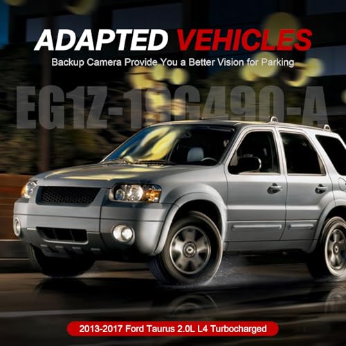 Image of Rear View Backup Camera EG1Z19G490A Compatible with Ford Taurus 2013 2014 2015 2016 2017 2018 2019 Parking Assist Camera EG1Z-19G490-A DG1Z19G490A