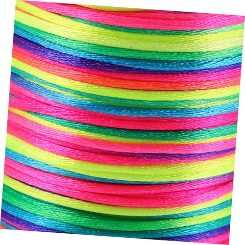 Fil ciré pour bracelets et macramé NUOBESTY 4 rouleaux de cordon polyester - 4