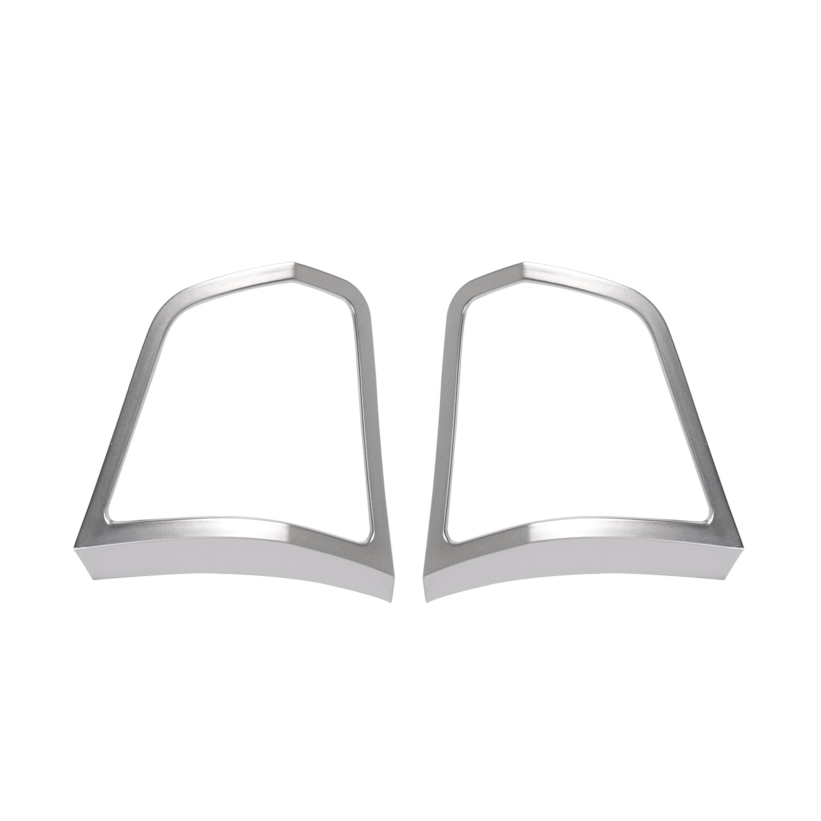 Steering Wheel Button Frame Cover Trim ABS 2PCS Compatible with BMW 5 Series F10 520 525 530 2011 2012 2013 2014 2015 2016 2017 Interior Steering Wheel Accessories (Chrome)