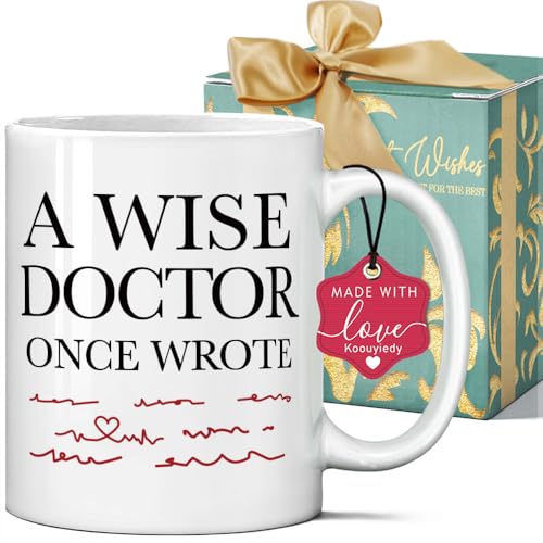 A Wise Doctor Once Wrote Mug 11OZ Doctor Gifts for Men - Dr Gradu...