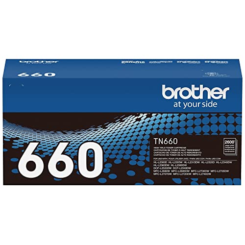 Brother Genuine High Yield TN660 Toner Cartridge, Replacement, Page Yield Up to 2600, Amazon Dash Replenishment, Black, 1 Pack - image 8