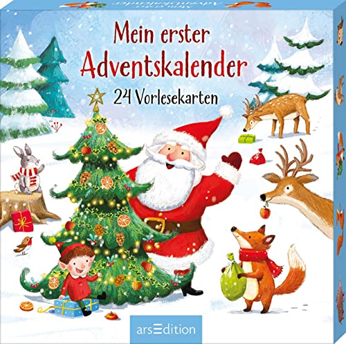 Mein erster Adventskalender: 24 Vorlesekarten | Hochwertige Kartenbox mit...