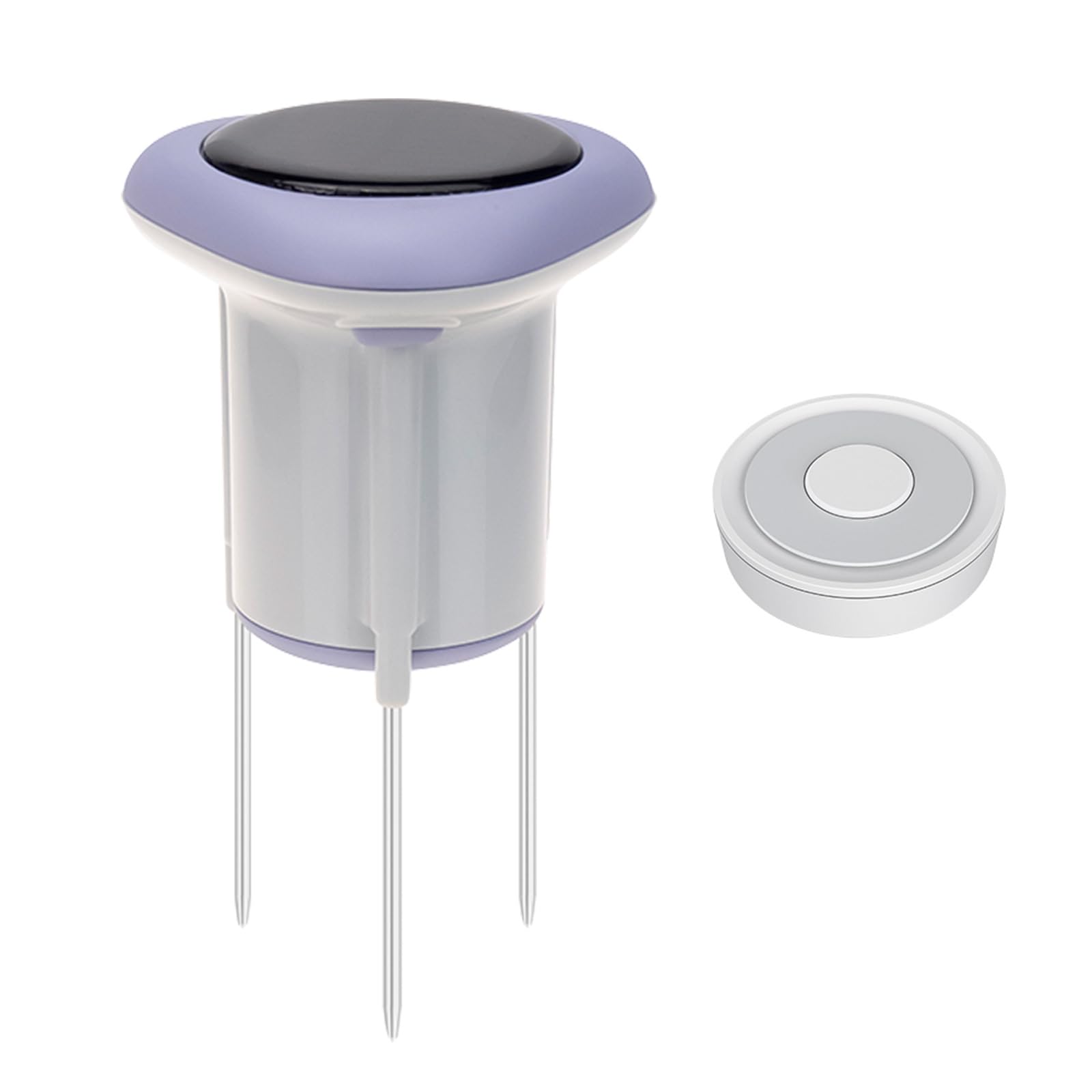 Monitor solar de suelo para plantas, sensores de temperatura, datos históricos, herramienta de jardinería para interiores y exteriores