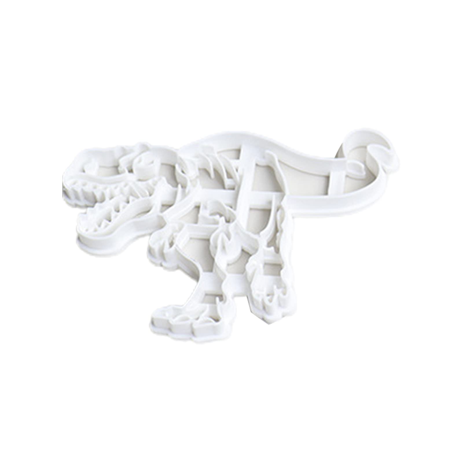 Tsophreniq Cookie Dinosaur Theme Pressable Biscuits Mold Stamps Chocolate Kitchen Pastries Tool Biscuits Press with Pattern Press
