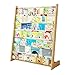 Estantería para niños Madera Estante de ensamblaje Simple de Madera Maciza Estante de almacenaje para niños de pie estantes para Libros de imágenes para bebé multifunción Multicapa