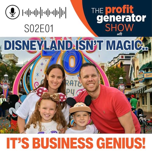 Page de couverture de Disneyland Isn't Magic..It's Business Genius!