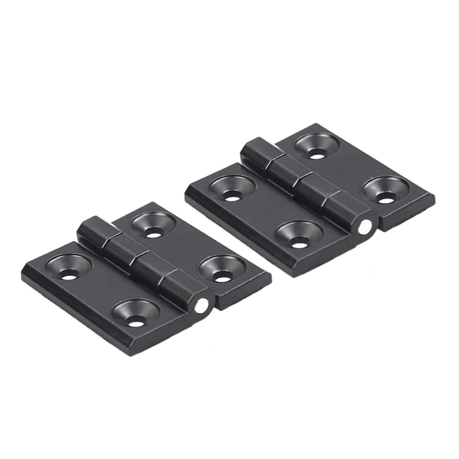 Ujzgbxqvshm One Color Folding Door Hinge,Butt Hinges Zinc Alloy Black Cabinet Furniture 40X40mm 50X50mm 60X60cm(60X60mm 2Pcs)