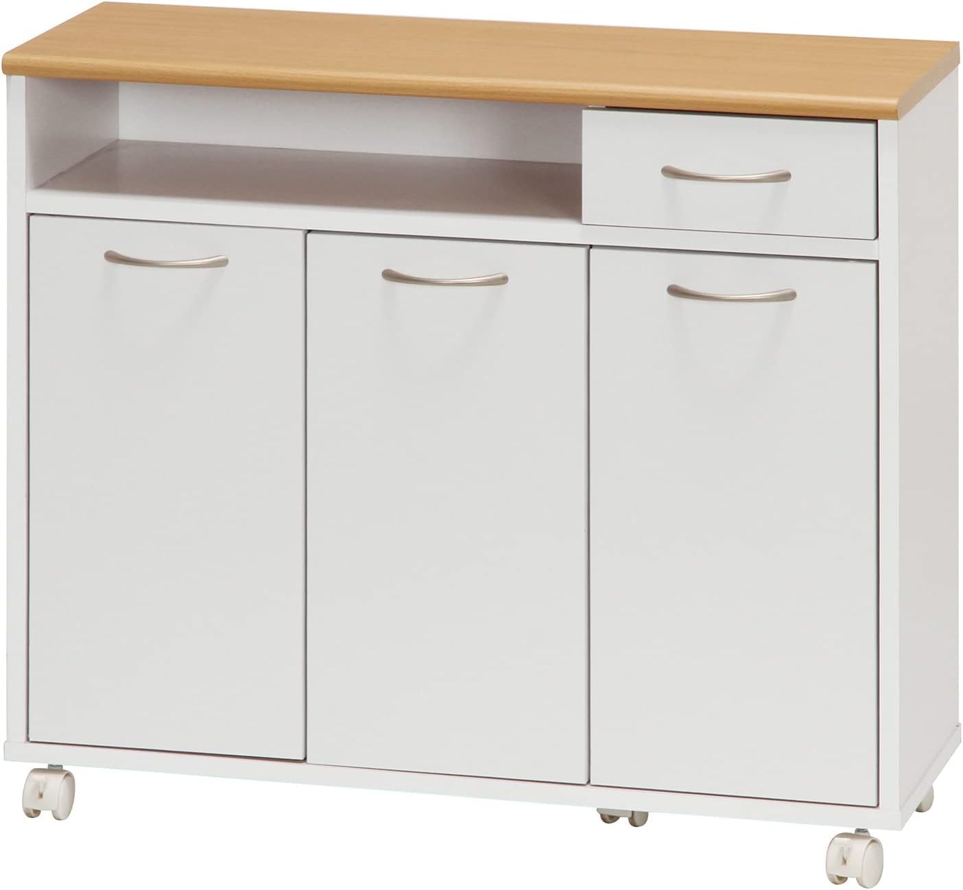 Amazon｜キッチンカウンター キッチン収納 幅80×奥行29×高さ70cm
