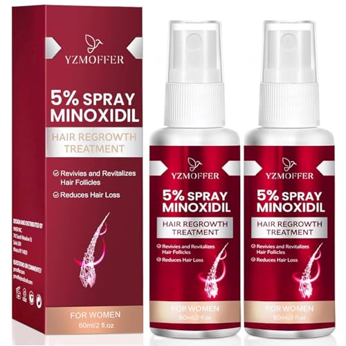 5% Minoxidil Spray for Women Hair Growth: Hair Regrowth Treatment for Thinning Hair and Hair Loss