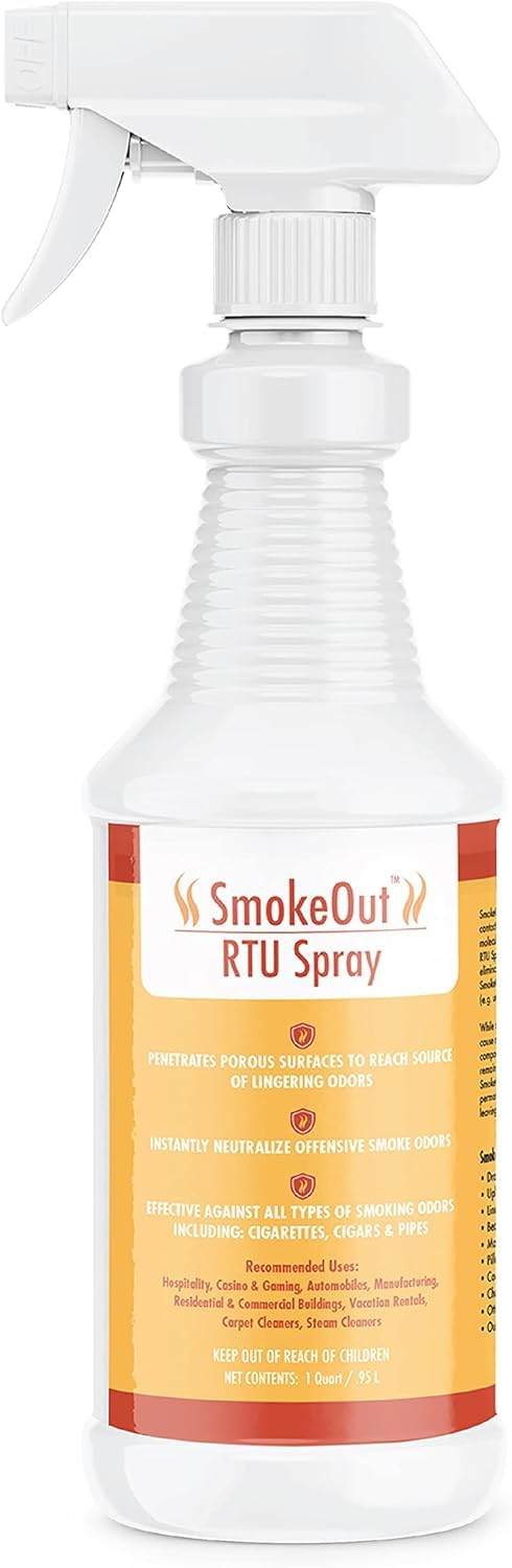 commercial cigarette smoke odor removal Amazon.com: SmokeOut Odor Eliminator Spray for Smoke & Strong Odors –  Commercial Strength, Fast-Acting, Non-Toxic (32 fl. oz.) : Industrial &  Scientific
