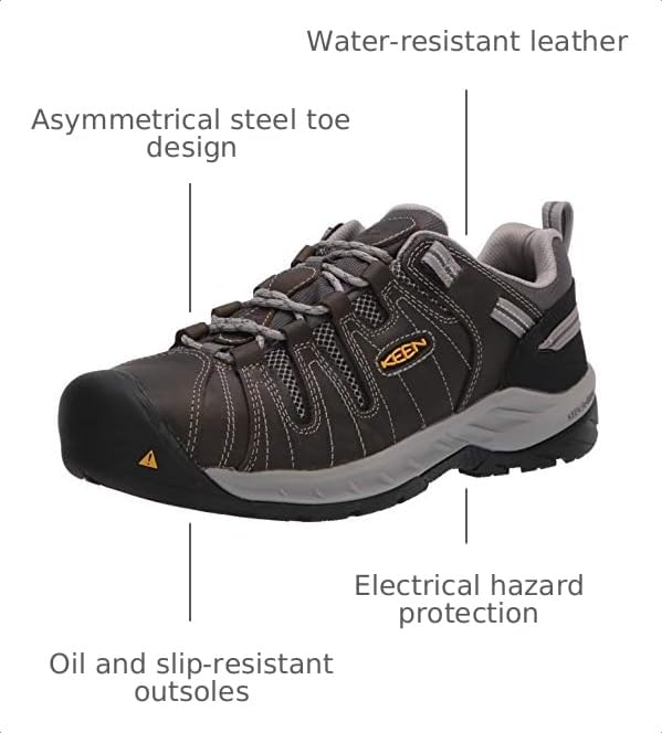 Image of KEEN Utility Men's Flint 2 Low Steel Toe Construction Boots