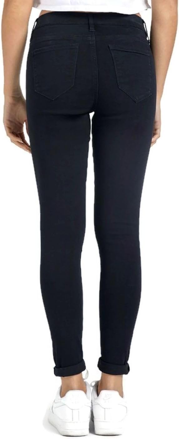 Cello Jeans Women's Mid Rise Skinny Easy Pull On Jeggings - Image 3