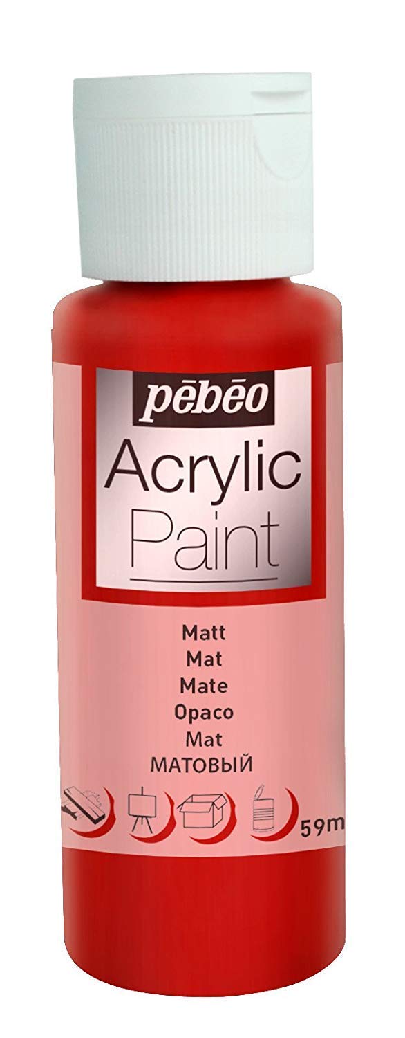 PEBEO - Acrylic Paint Matt Cherry - 59 ml