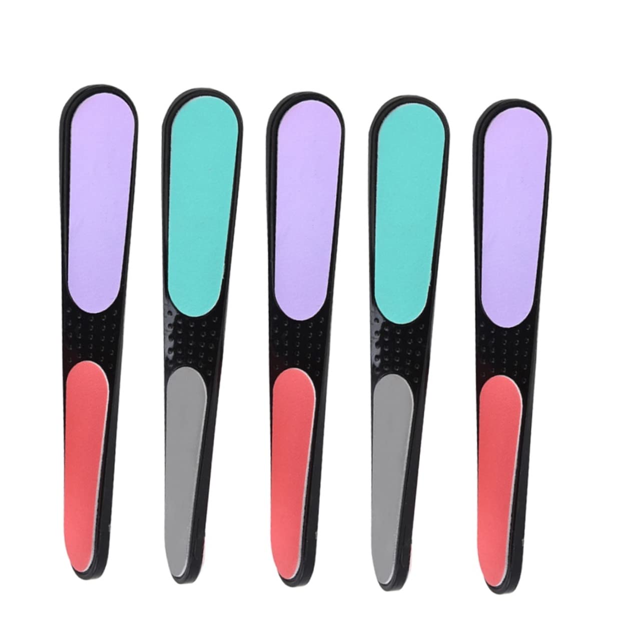 Beavorty 30piezas Limas De Uñas Cuatrifaciales Para Manicura Herramienta De Pulido y Lijado De Uñas Para Profesional y Aprendizaje De Nail Art