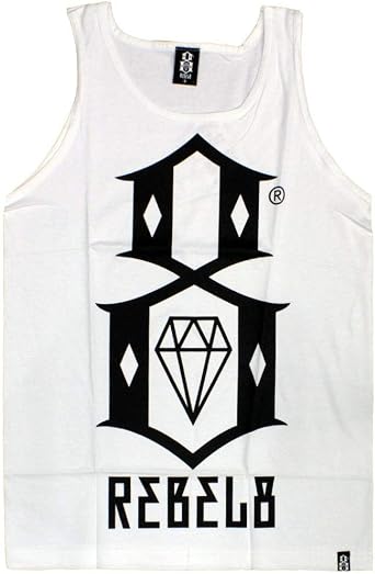Rebel8 Logo Tank Top White