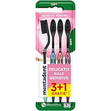 Mentadent Toothbrush Sensitive Gums 3+1