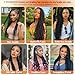 Synthetic French Curl Braiding Hair for Black Women 22 Inch 8 Packs Curly Braiding Hair for Box Braids 75g/Pack Tangle Free Bouncy French Curls Braiding Hair Extensions (22Inch,8 Packs,33#)
