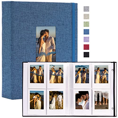 Vienrose Mini Polaroid Fotoalbum Buch 208 Taschen für Fujifilm Instax Mini 7s 8 9 11 25 26 40 50s 90 Evo Z2300 Sofortbildkamera, Polaroid Snap