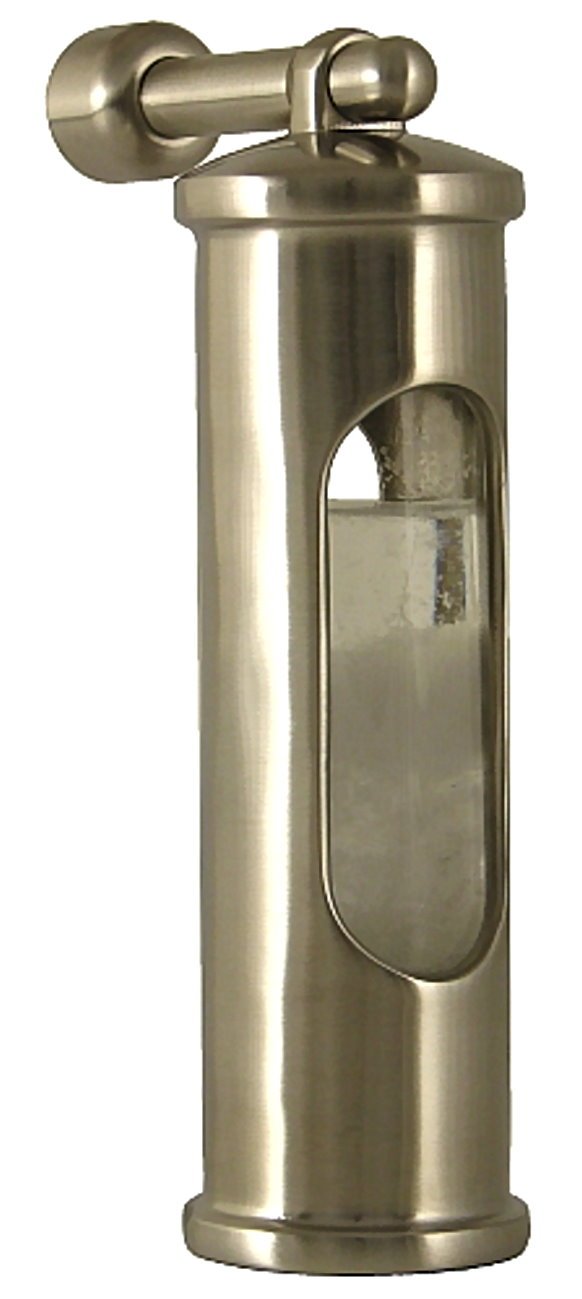 E.S. Soerensen Tempesta Barometro di vetro, in acciaio inox lucidato, Silver (from stainless steel), Modern, con montaggio a parete
