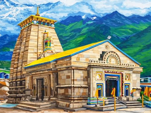 Image of TULIP N TURTLE KEDARNATH DIY 5D Diamond Painting Kit Round Dril Cross Stitch