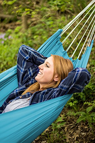 Stansport Malibu Packable Nylon Hammock, Turquesa, 85 x 133 cm