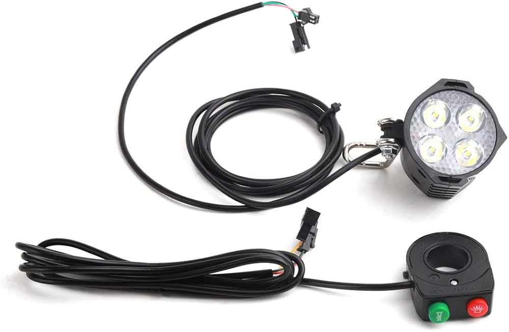 E-BIKE用　ヘッドライト Amazon.co.jp: 電動自転車ヘッドライトEバイクヘッドランプ防水