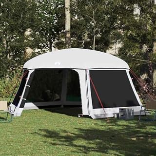 Générique tente piscine grise 618 x 532 cm à toit amovible