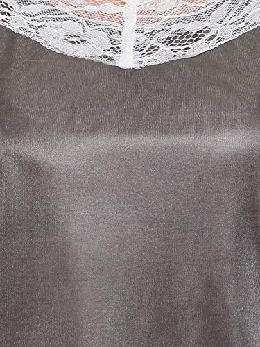 Image of Clovia - Women's Satin Plain /Solid Top and Shorts Pajama Set Pack of 1