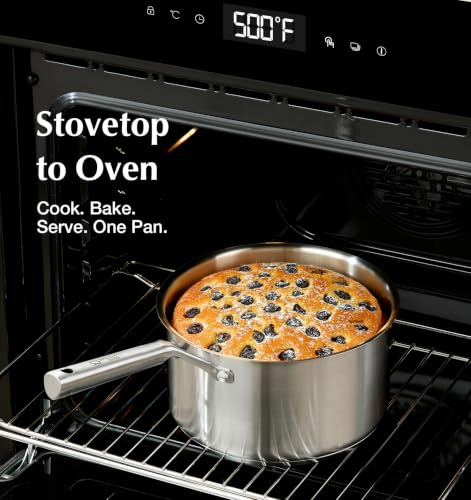 Image of KOCH SYSTEME CS Stainless Steel Cookware Set 17 Piece, 5 Ply Base Cookware