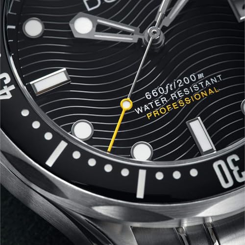 Image of DUXOT Henri Men's Automatic Dive Watch - Japanese Movement, 41mm Stainless Steel Case, Water Resistant 200m, Stainless Steel Bracelet, DX-2060