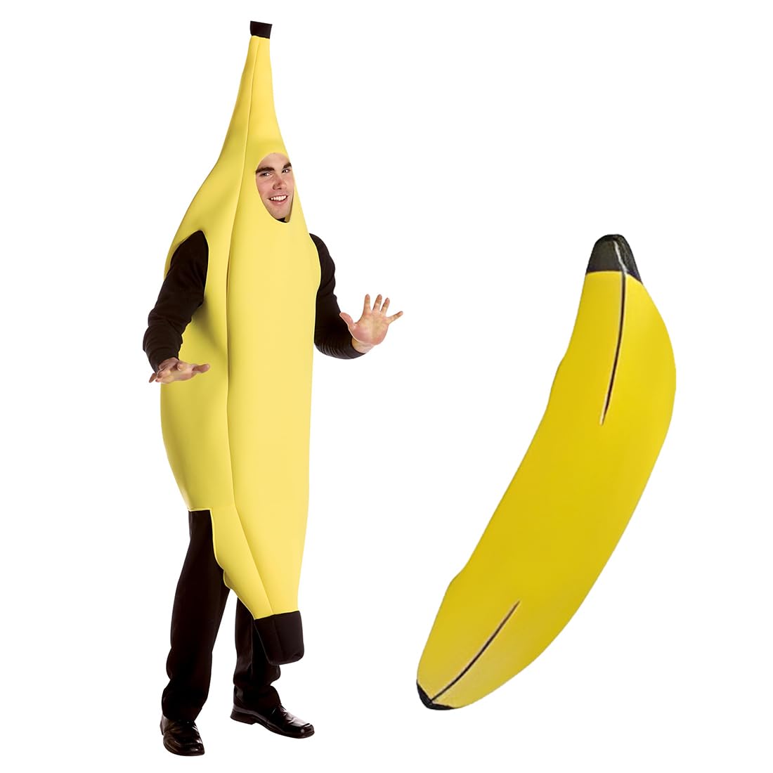 Bananenpak volwassenen | Grappig kostuum voor carnaval