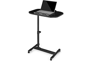 MoNiBloom Laptop Cart with Wheels for Improved Mobility
