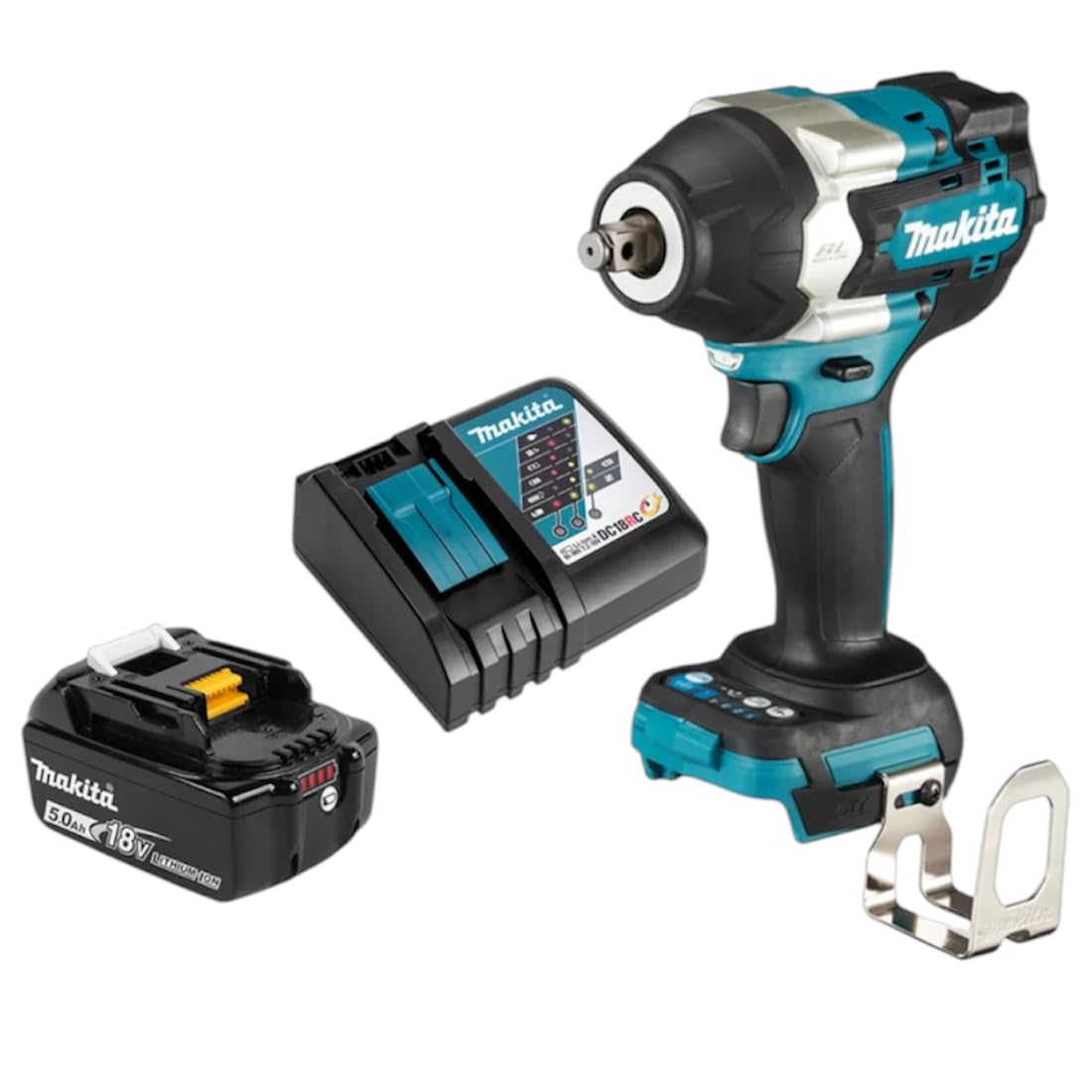 Makita Light Dtw700 Lxt 18V Impact Wrench 1/2” (1 × 5.0Ah Battery)