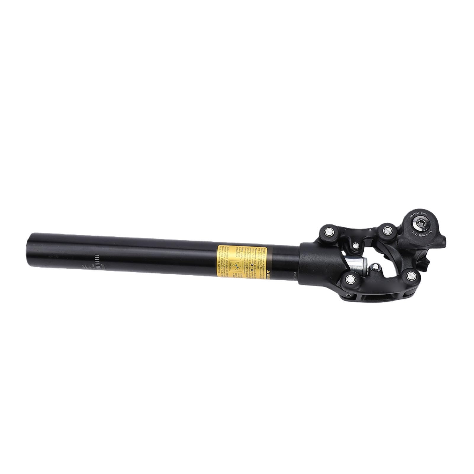 Generic Sztyca Amortyzowana ze Stopu Aluminium do Rowerów Górskich, Kompaktowa Regulacja Zapewniająca wygodę, Sztyca Siodła Rowerowego 30,9 Mm dla Rowerzystów