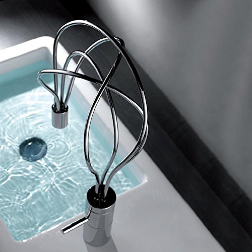 Tw Full copper 360 degree rotation European style style sink faucet / kitchen hot and cold water faucet