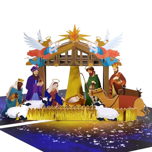 Magic Ants 3D Pop-Up Weihnachtskarte mit Darstellung der...