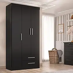 Guarda Roupa Solteiro Kioto 3 Portas 2 Gav Onix