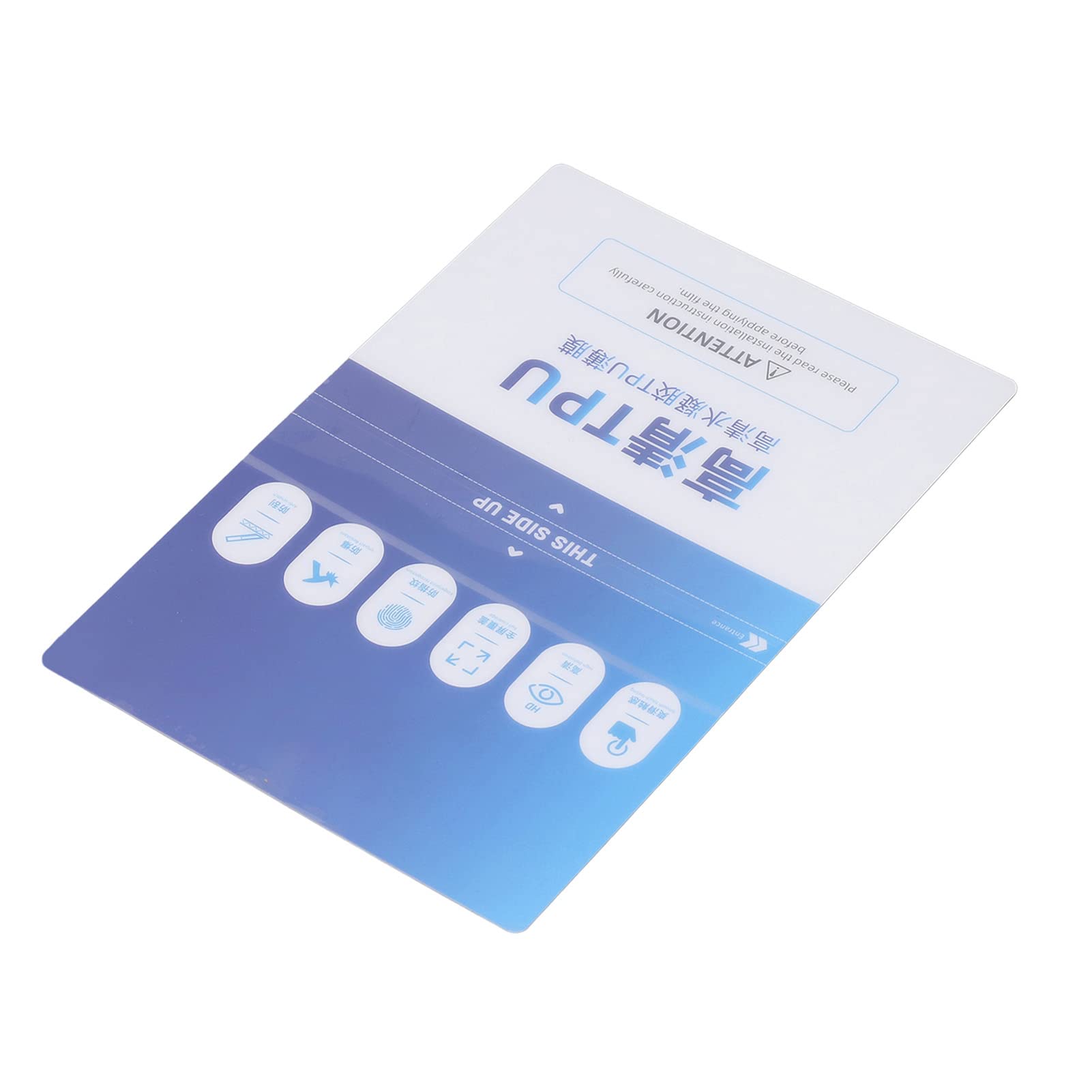 Película protectora de alta transmisión de luz con ajuste perfecto - 50 piezas Protector de pantalla transparente de película TPU para teléfonos móviles, relojes y cámaras -