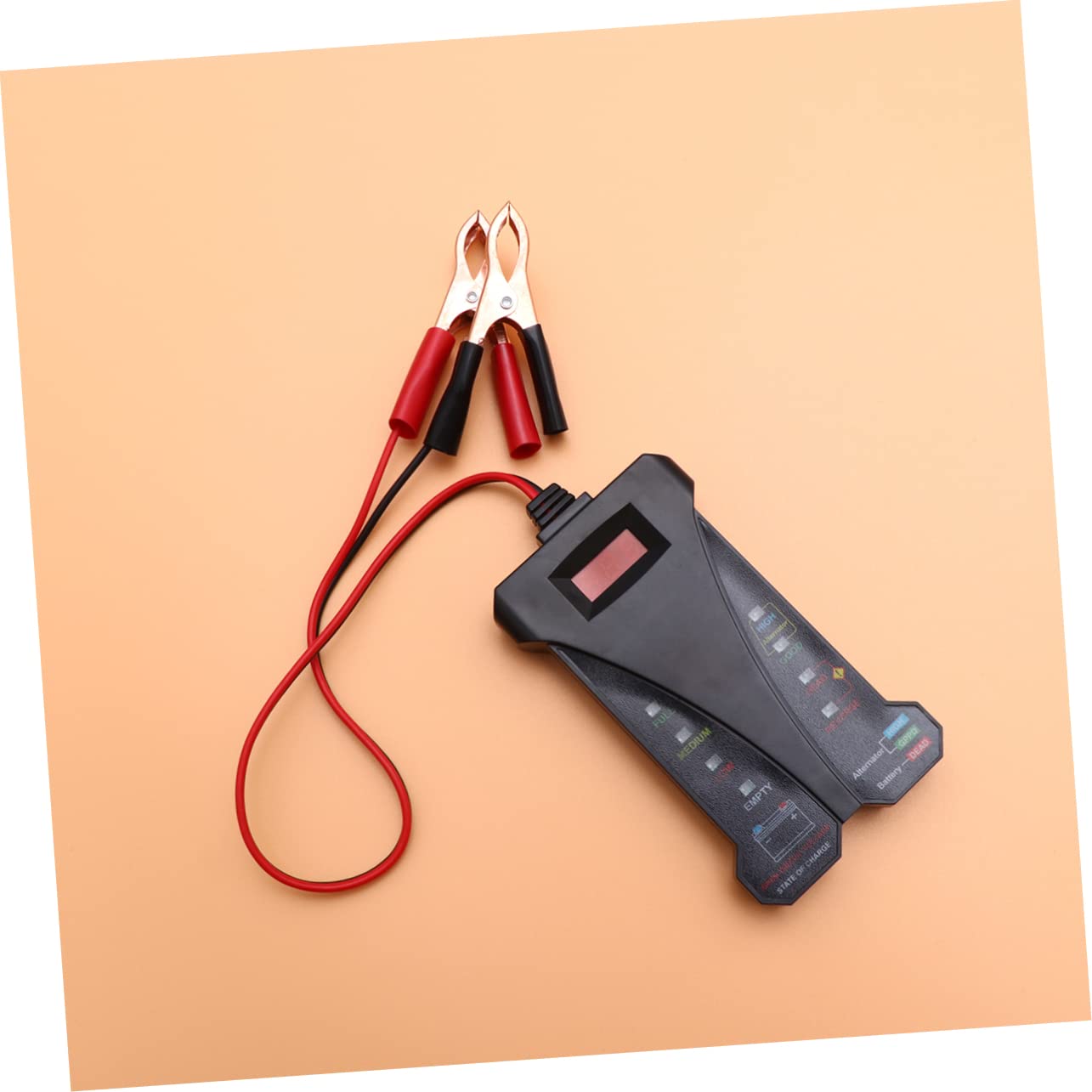 Analizzatore Digitale Batteria Auto Voltmetro e Tester di Carico Batteria Strumento Diagnostico per Batterie di Veicoli Automobilistici Display Lcd e Protezione da Inversione