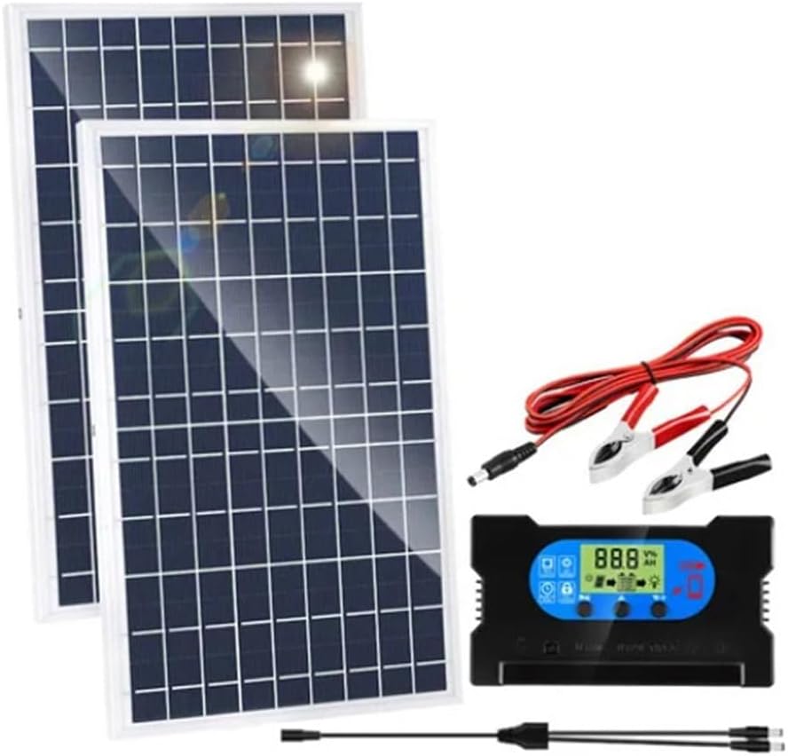10W Monocrystalline Solar Charger Kit with Dual-Chip Controller for Fast Mobile and EV Charging(D-10A)