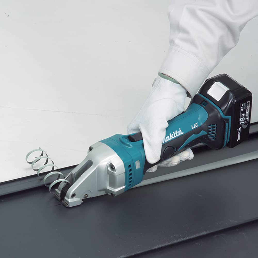 Makita DJS101Z - Forbici per lamiere a batteria, 1,0 mm, 18 V (senza batteria, senza caricatore)