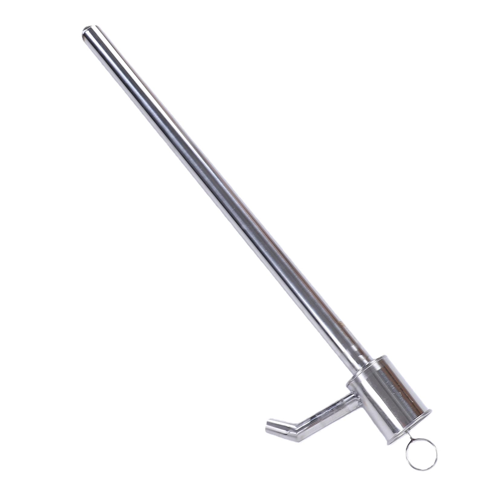 Generic Bomba de Aceite Manual Bomba de Transferencia de Fluido Portátil Eficiente de Acero Inoxidable para Agua, Vino, Aceite de Cocina, 23,6 Pulgadas de Longitud para Cubos Pequeños