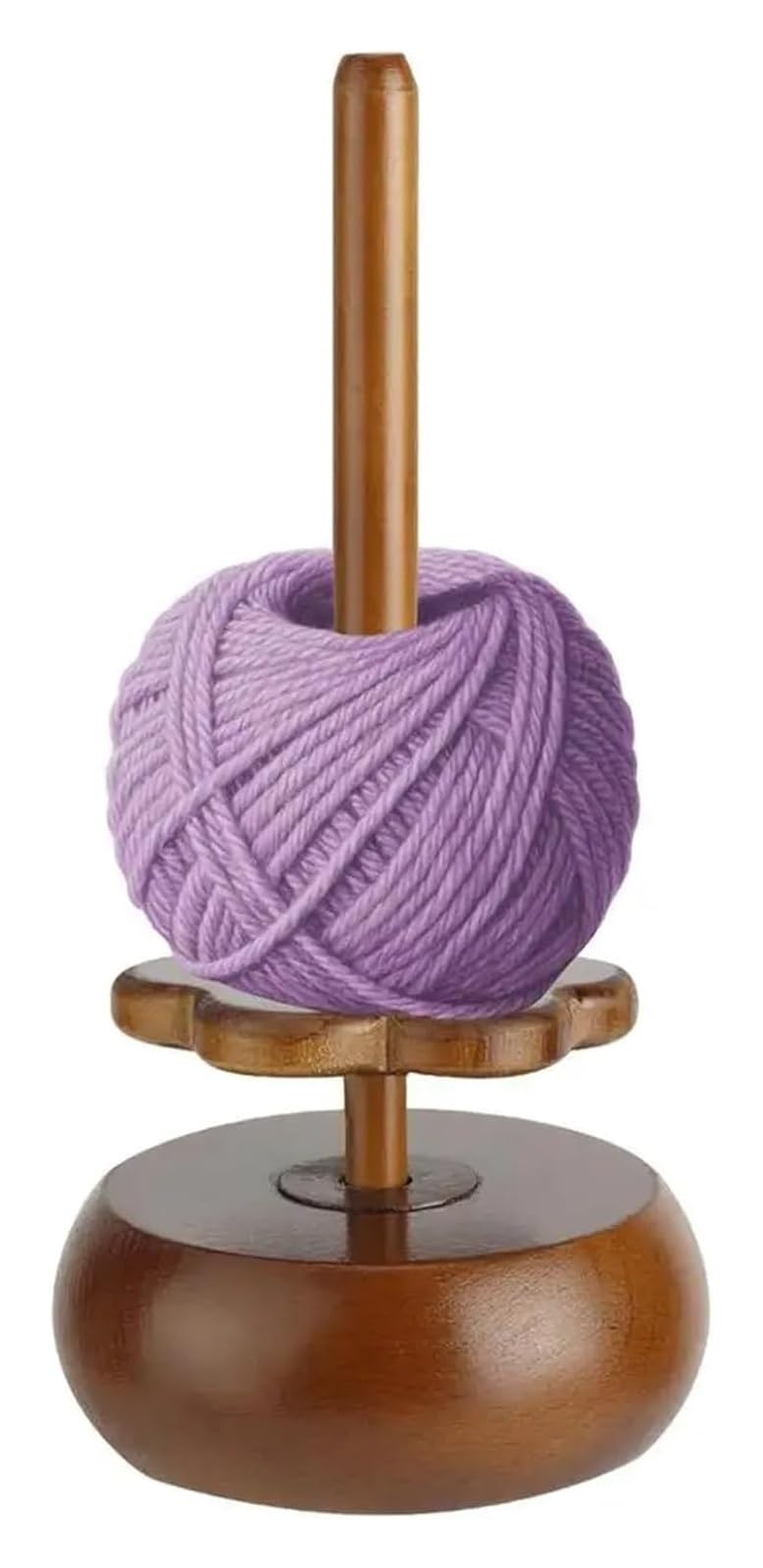 Pzoferlin Color 3 Yarn Rack Wooden Magnetic Yarn Holder And Spinner For Knitting Crocheting(Color 3)
