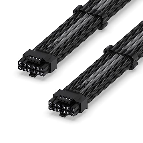 EZDIY-FAB 16AWG PCI-e 5.0 12VHPWR PSU Sleeved Cable