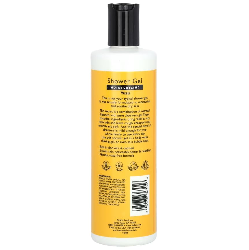 Amazon.com : ShiKai Moisturizing Shower Gel , Yuzu (Japanese