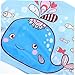 VOSAREA 2Pcs Swimming Caps Comfortable Unisex Bathing Hats for Boys Cute Whale Unicorn Design for Long Hair Soft and Stretchy Swim Caps