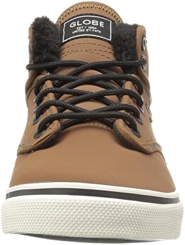 Globe Men's Motley Mid Skateboarding Shoe, Toffee/Antique/Faux Fur, 8 M US | Image 1