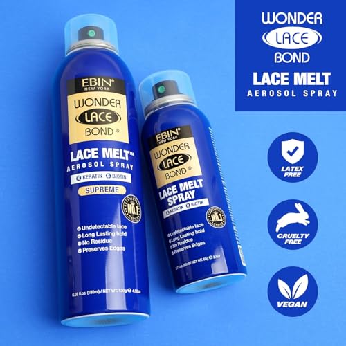 EBIN NEW YORK Wonder Lace Bond Spray Adhesivo 2.7 Fl Oz miniatura 4