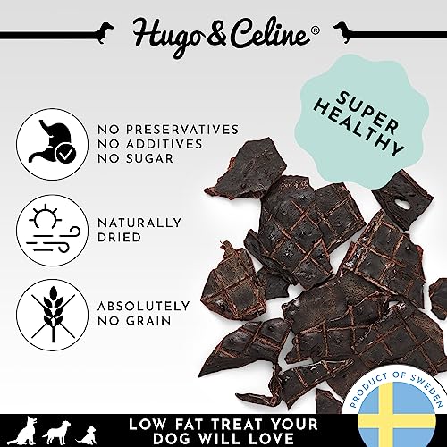 Hugo & Celine Crispy Chips Dog Treats, 100% Swedish Dried Liver, Healthy, Natural Dog Treats, Grain Free and Low Fat - Image 4