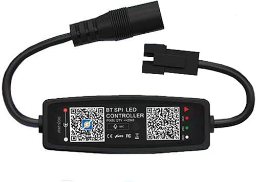 WS2812B Controlador LED Bluetooth Música para SK6812 WS2811 WS2812 Pixel LED Tira de luz APP 2428Keys Remote DC5-24V (sin control remoto)